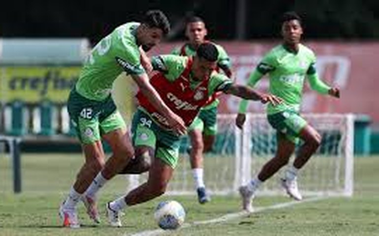 Palmeiras faz último treino para enfrentar o Cuiabá fora e melhorar pontuação no Brasileirão