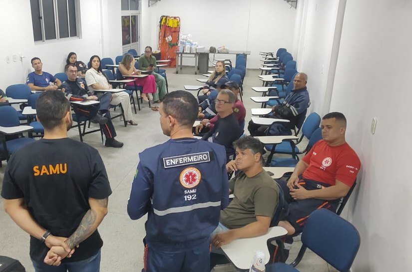 Treinamento do Samu Maceió capacita equipes enfermagem em parada cardiorrespiratória