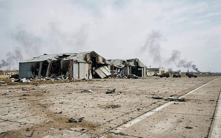 Forças Armadas da Rússia atingem seis aeródromos militares na Ucrânia, diz Ministério da Defesa