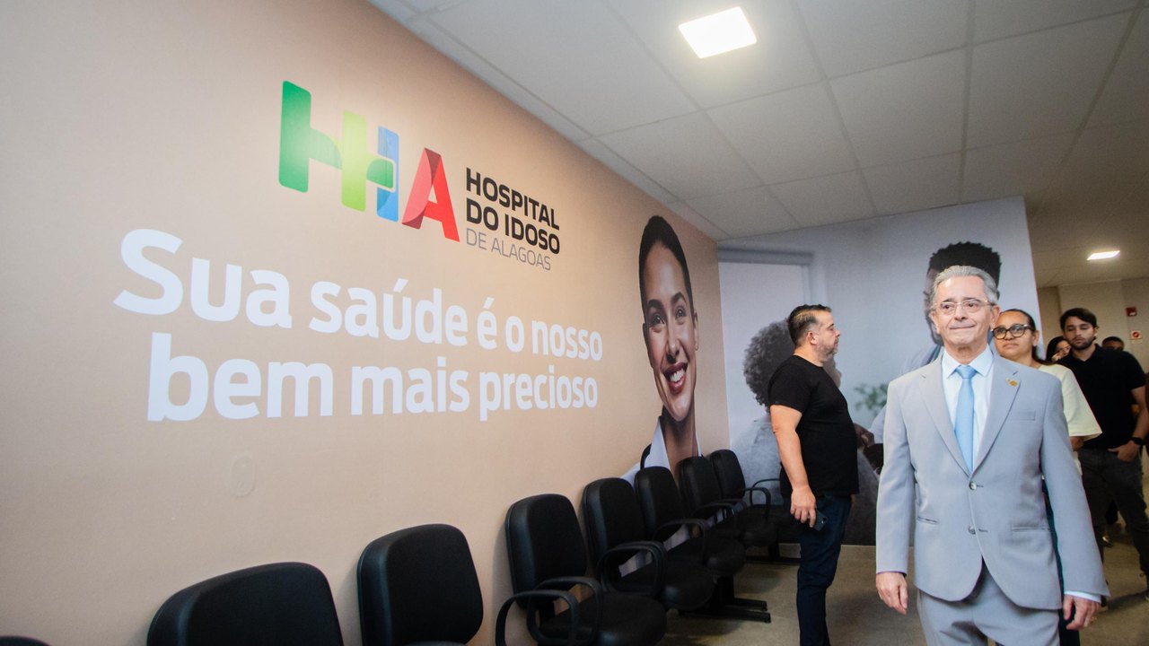 Governador em exercício visita Hospital do Idoso de Alagoas