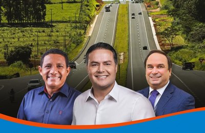 Renan Filho, Júlio Cezar e Luciano Barbosa assinam OS da duplicação Palmeira/Arapiraca nesta quinta (6)