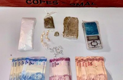 PM-AL apreende menor com drogas e quantia em dinheiro em Piranhas