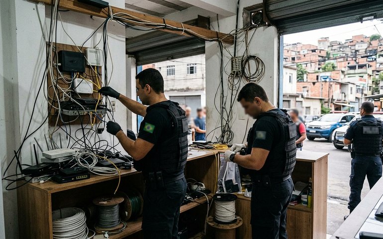 Polícia identifica mais de cem pontos da Região Metropolitana onde serviços de internet são comercializados pelo crime