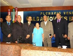 Homenagem ao pastor-presidente José Antonio dos Santos