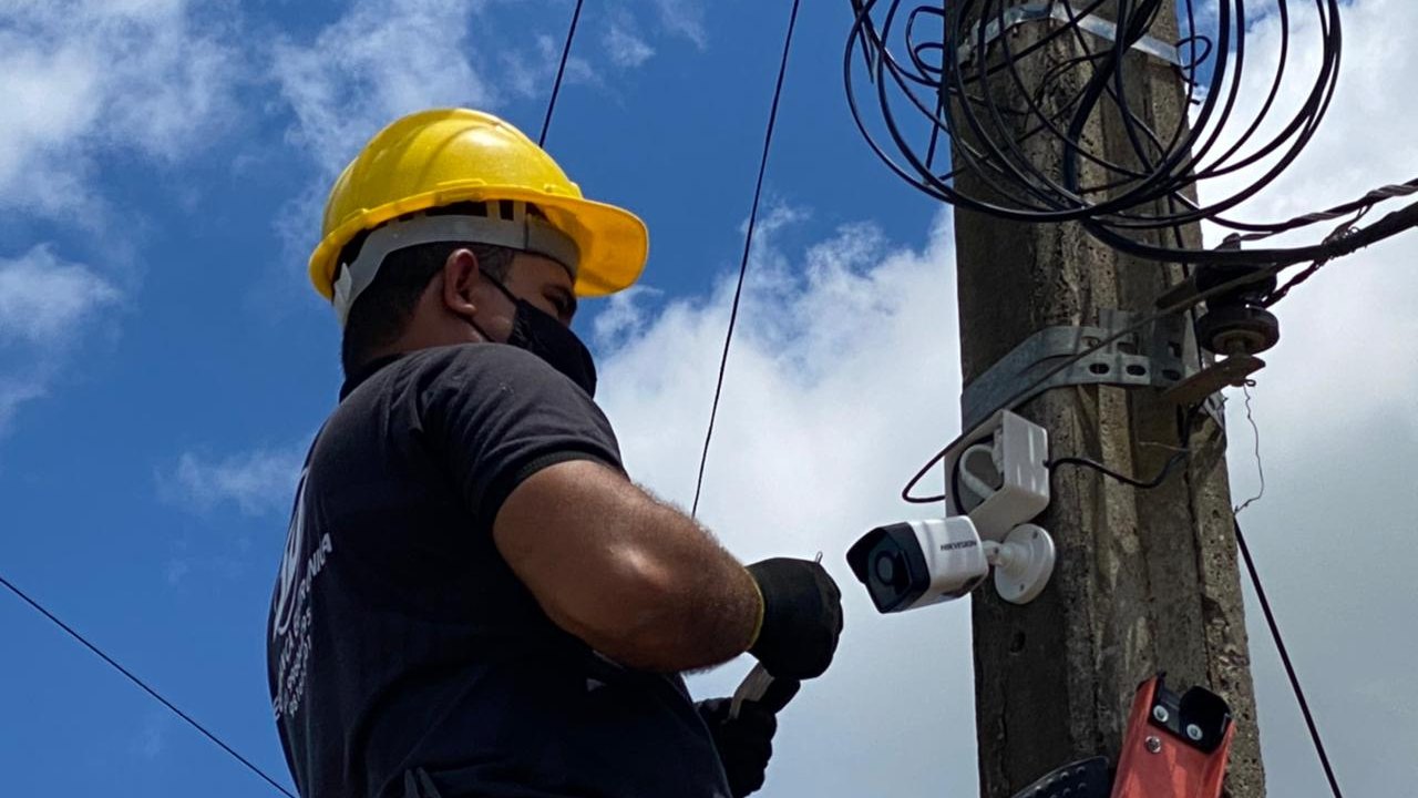 Prefeitura de São Brás instala câmeras na área central da cidade