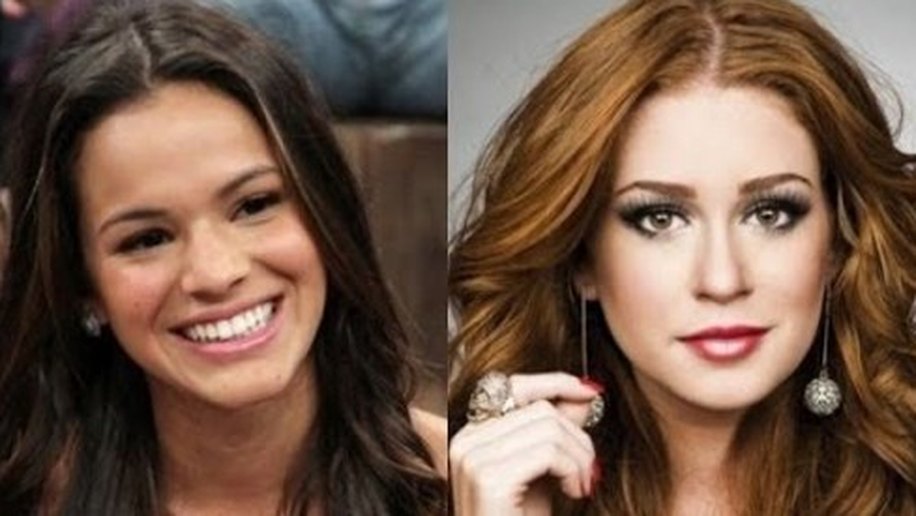 "Muito feliz!", diz Marquezine sobre parceria com Marina Ruy Barbosa