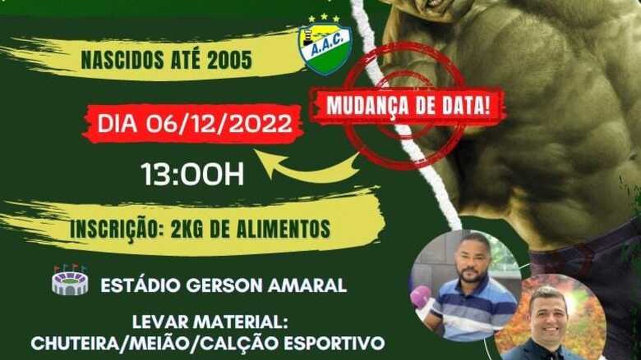 Coruripe fará primeira seletiva de atletas para o time profissional Seleção será realizada nesta terça-feira 06, para atletas nascidos até 2005