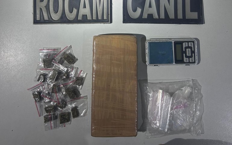 PM prende suspeito de tráfico durante abordagem em Arapiraca