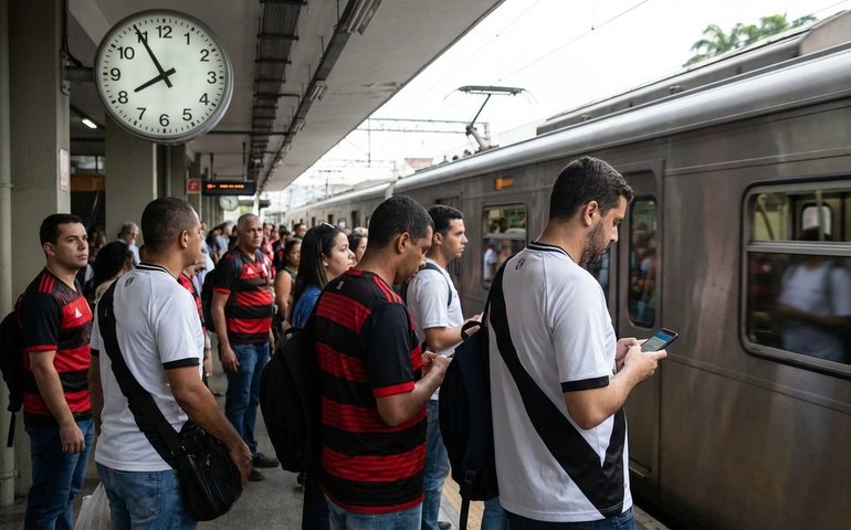 SuperVia faz enquete sobre funcionamento dos trens em dia de ponto facultativo por jogos de Flamengo e Vasco
