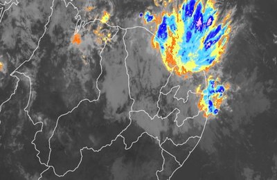 Fim de semana em Alagoas será de tempo instável com pancadas de chuva
