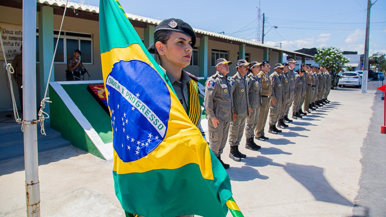 Polícia Militar celebra nesta terça-feira Dia da Bandeira Nacional