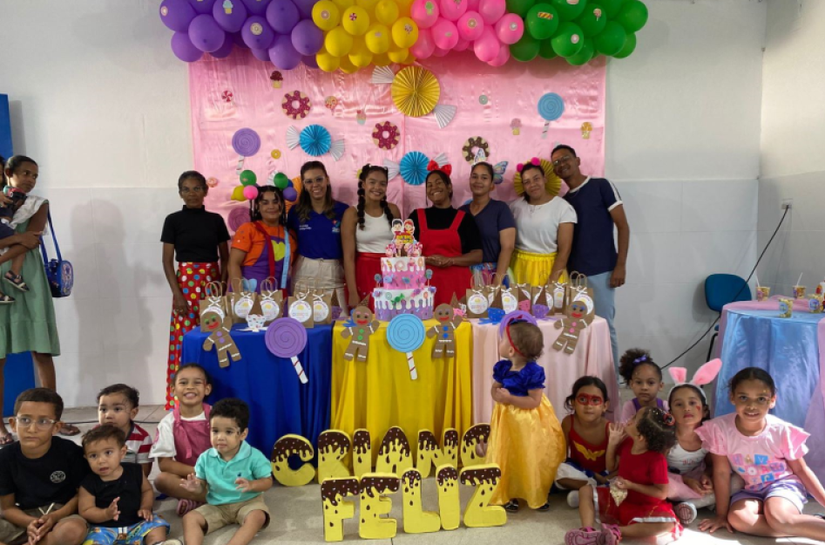 Cras e Criança Feliz de Luziápolis promovem comemoração em homenagem ao Dia das Crianças