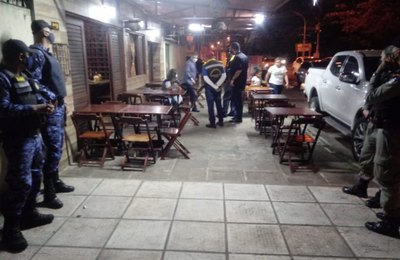 Combate à Covid-19: bares e restaurantes são fiscalizados em Maceió