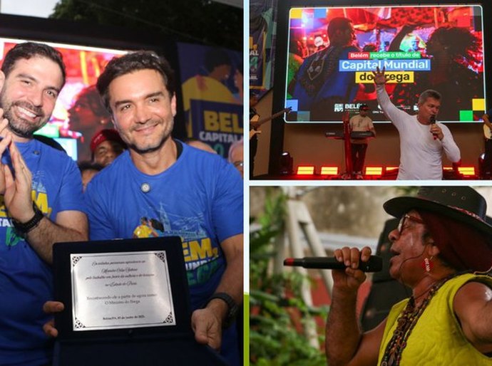 Belém (PA) é consagrada Capital Mundial do Brega em cerimônia com mais de 30 artistas paraenses