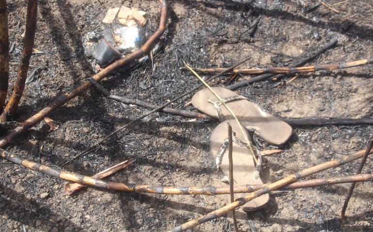 Vestígios encontrados pela Polícia Científica podem ajudar na identificação de ossada achada em Coruripe