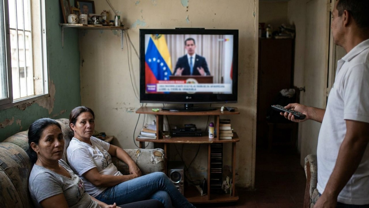 Líder da Venezuela agradece ajuda do presidente do Brasil em TV