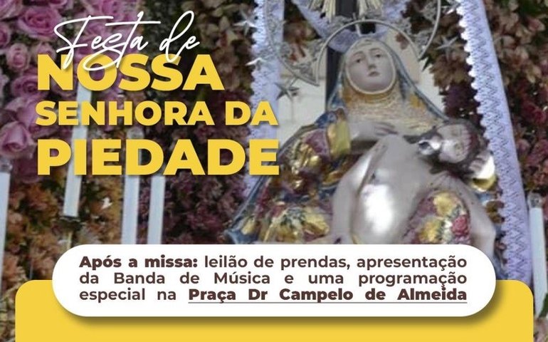 Festa da Padroeira de Anadia contará com programação religiosa, cultural e artística