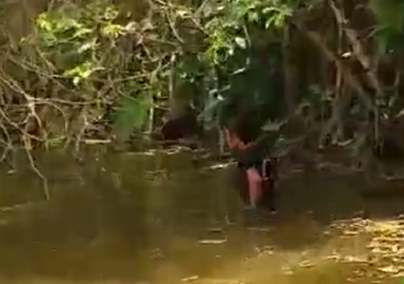 Homem morre afogado no Lago dos Macacos, área sagrada na Serra da Barriga