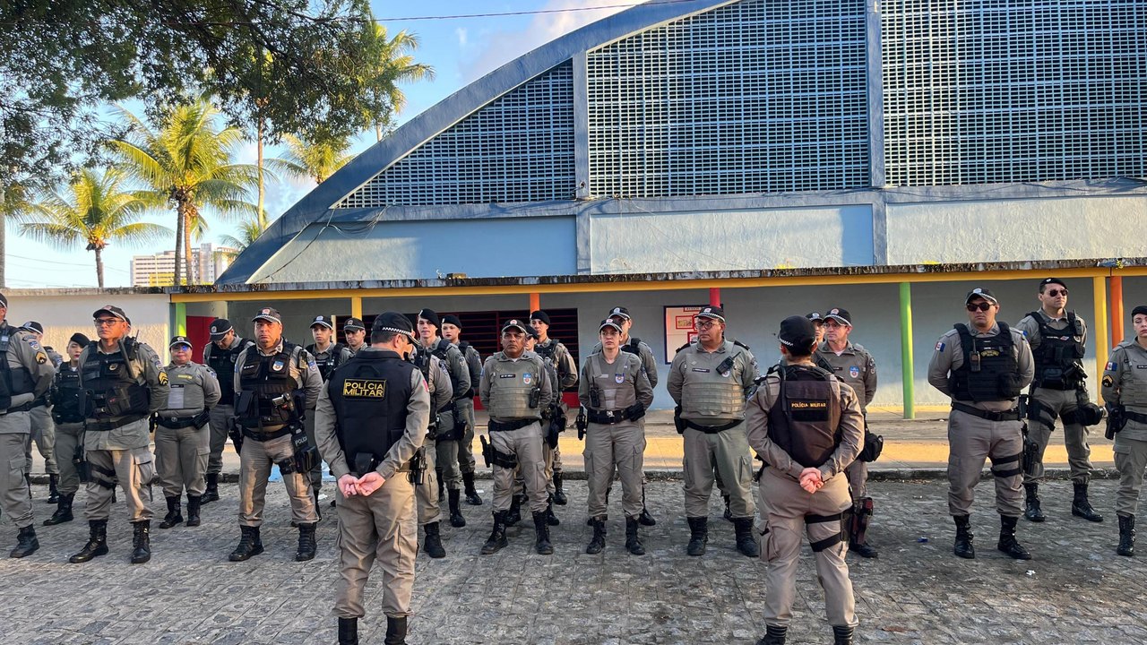 PM mobiliza mais de 500 policiais para garantir a segurança durante as provas do Enem 2024