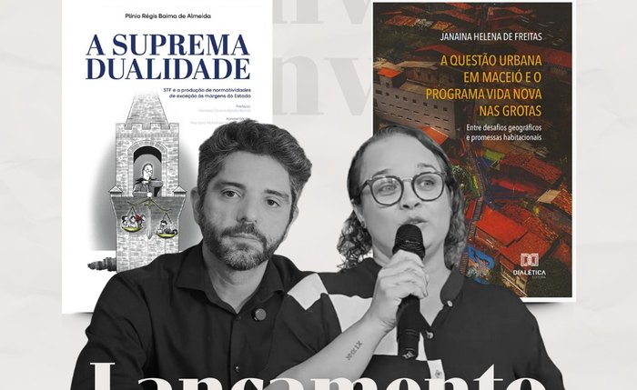 Lançamento de livros debate justiça e desigualdade urbana em Alagoas