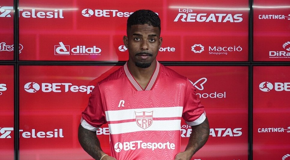 Hayner disputou 20 partidas com a camisa do CRB na última temporada