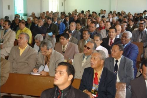 Reunião dos pastores na sede