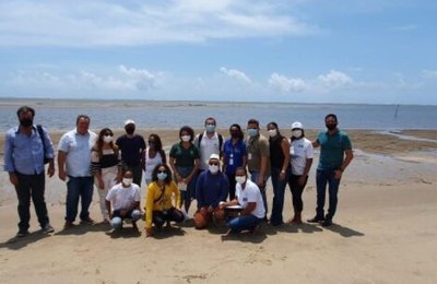 A equipe da IFAL, SEBRAE, IABS e Embrapa, realiza ação em Porto de Pedras 