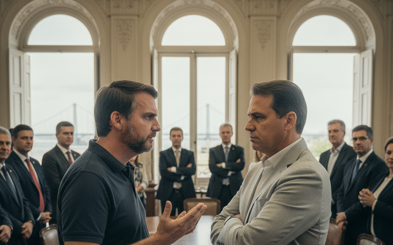 Atrito com Carlos Bolsonaro e Jorginho Mello faz bloco de centro isolar PL em Santa Catarina