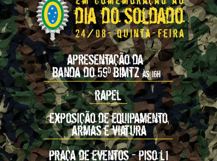 Dia do Soldado é comemorado com música no Parque Shopping