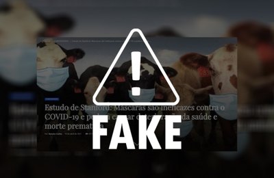 É falso que máscaras sejam ineficazes ou que seu uso cause qualquer dano à saúde