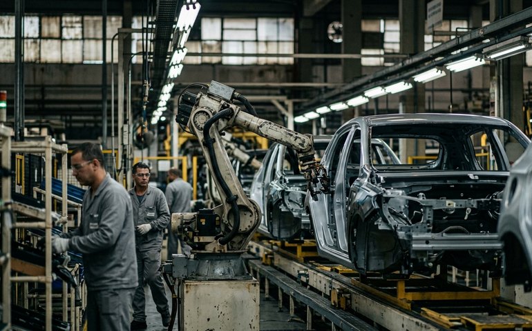 Indústria recua 0,7% em fevereiro de 2026, puxada por veículos, químicos e máquinas