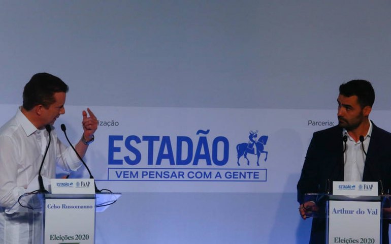 Arthur do Val e Russomanno trocam farpas e protagonizam confronto em debate