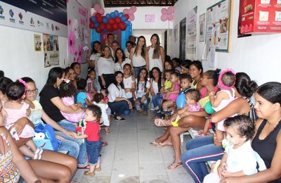 Saúde de Santana do Mundaú celebra Semana da Criança    