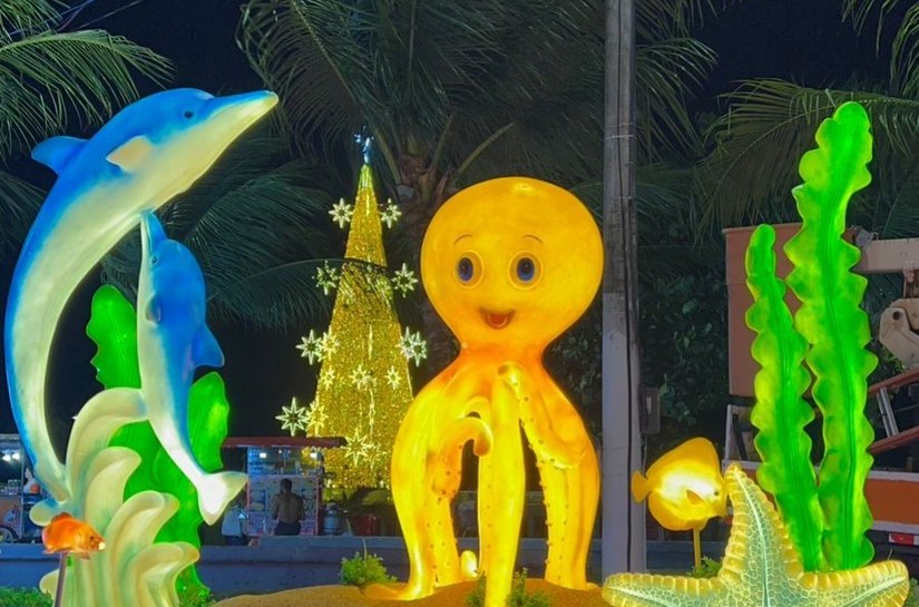 Natal de Todos Nós ganha elementos marítimos que simbolizam Maceió