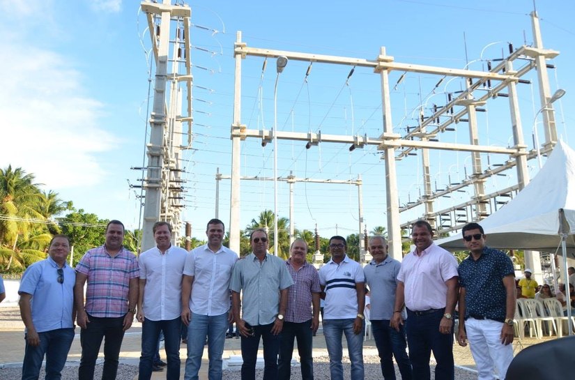 Marx Beltrão participa da inauguração de nova subestação em Coruripe