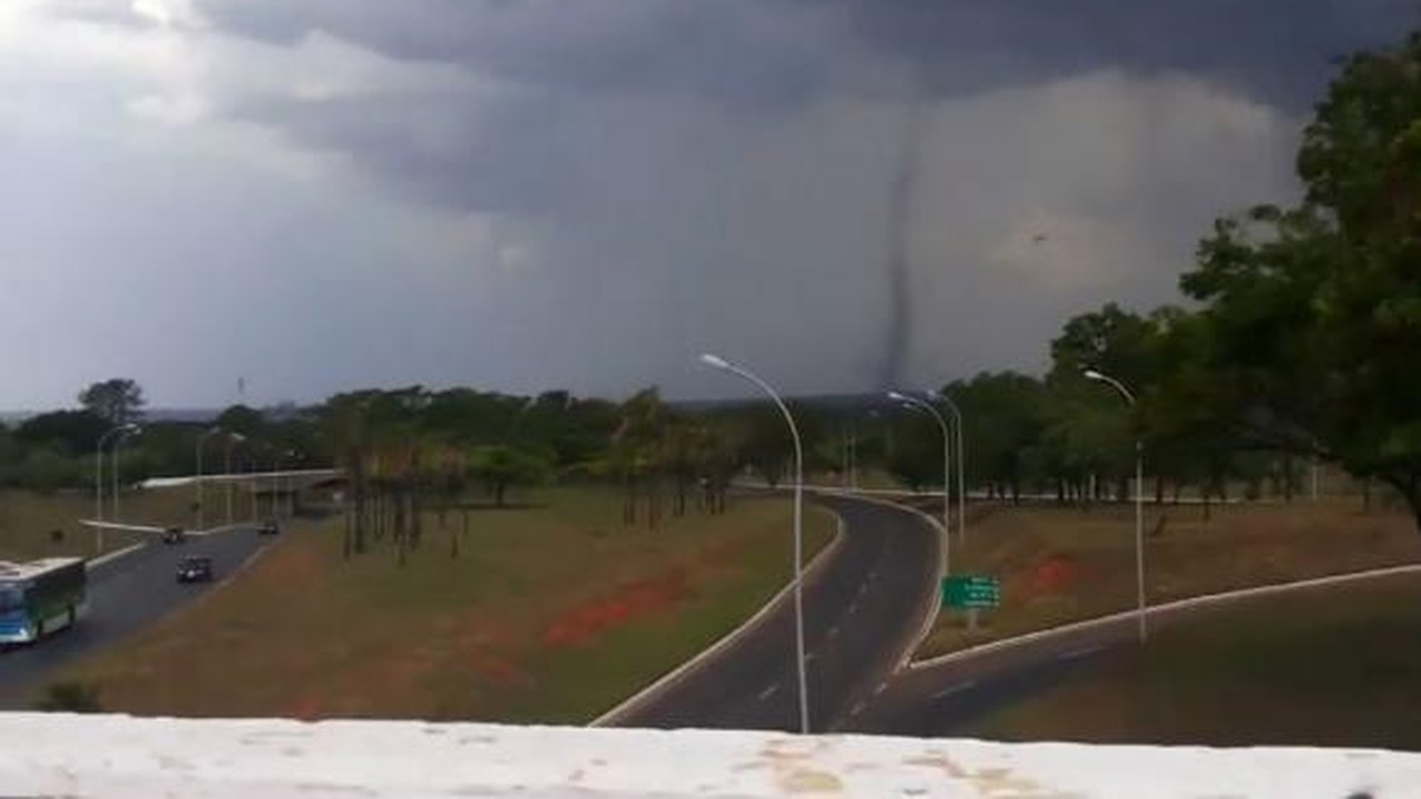 DF registra formação de tornado pela primeira vez