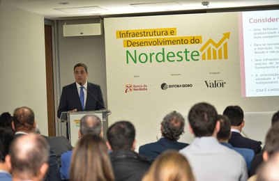 BNB apresenta oportunidades de investimentos no Seminário Infraestrutura e Desenvolvimento do Nordeste realizado em SP