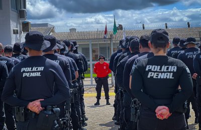 Aula inaugural para policiais penais reúne autoridades em Arapiraca