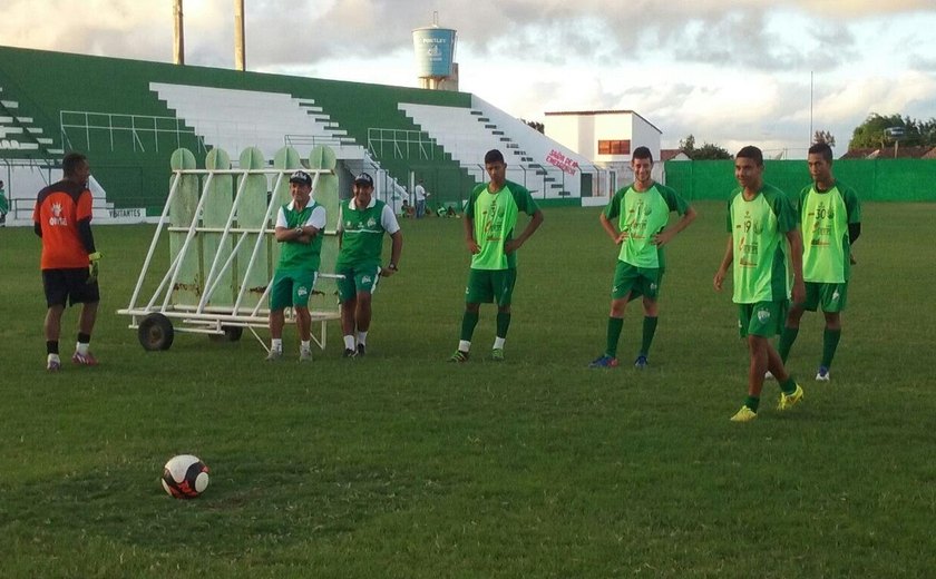 Coruripe Sub-20 fez coletivo final para enfrentar o Santa Cruz de Maceió