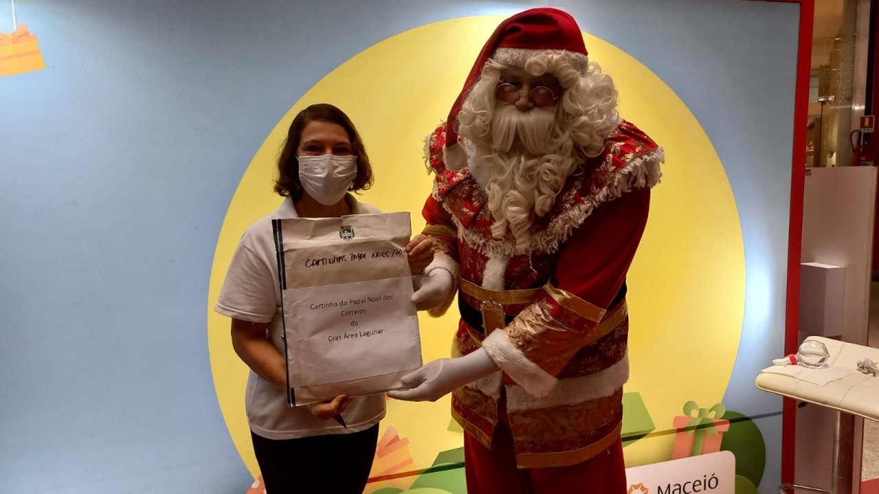 Campanha Papai Noel dos Correios 2021 é lançada em Alagoas