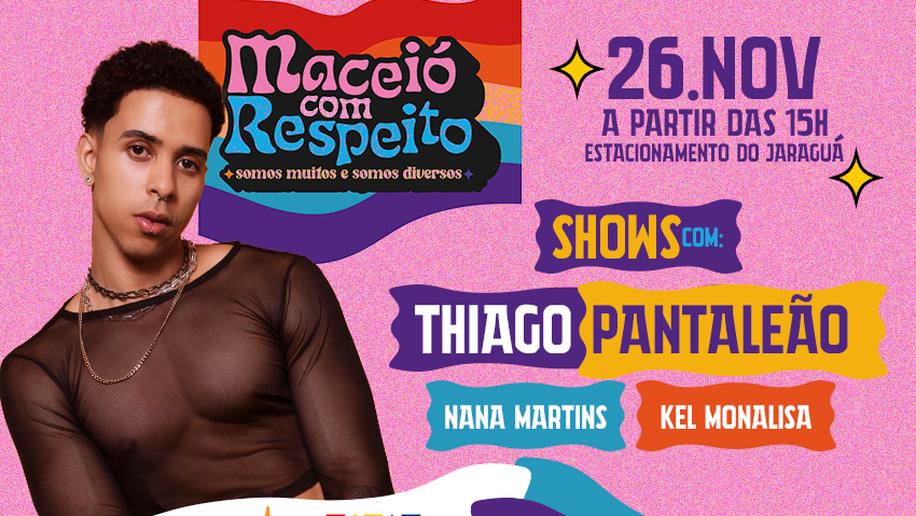 Com show de Thiago Pantaleão, Prefeitura lança programa Maceió com Respeito neste domingo (26)