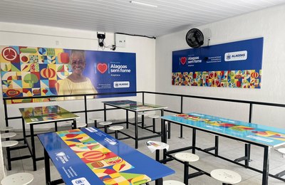 Governo do Estado inaugura restaurante popular Alagoas Sem Fome em Arapiraca