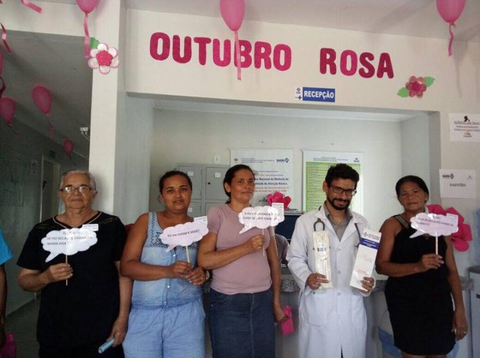 Ações do Outubro Rosa marcam semana da Saúde de Olho D'Água Grande