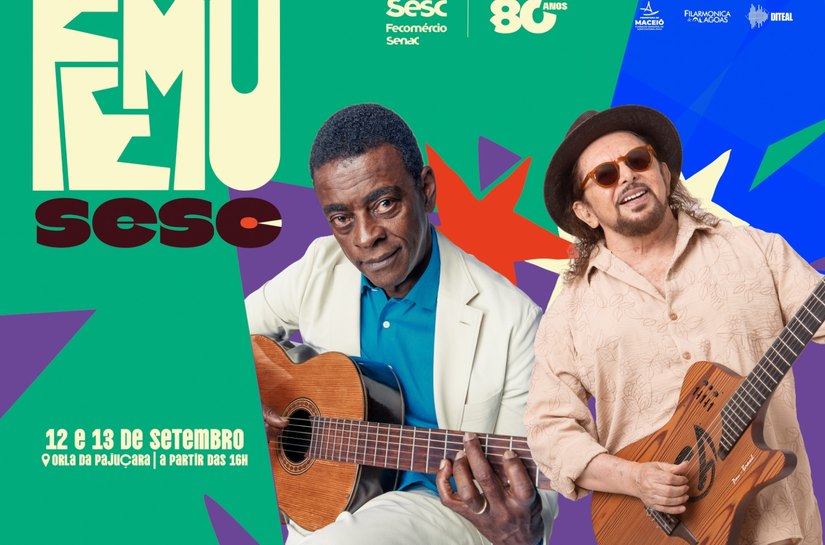 Sesc Alagoas celebra 80 anos da instituição com quatro dias de música e cultura em Maceió