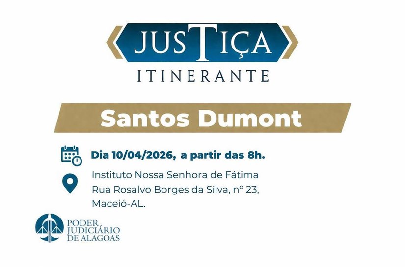 Moradores do Santos Dumont serão beneficiados pela Justiça Itinerante nesta sexta (10)