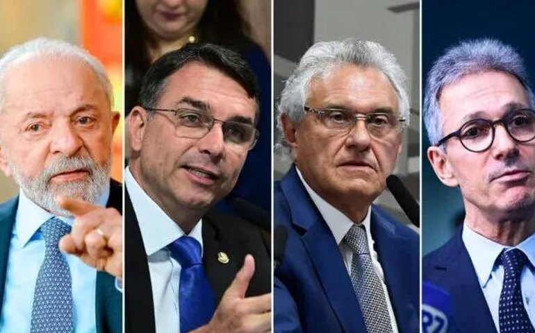 Pix, facções, escala 6x1: o que pensam Lula, Flávio, Caiado e Zema sobre os temas em alta no país?