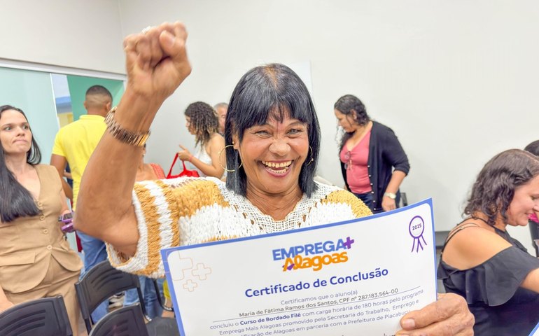 Bordado Filé: Secretaria do Trabalho forma primeira turma do curso no Emprega Mais Alagoas