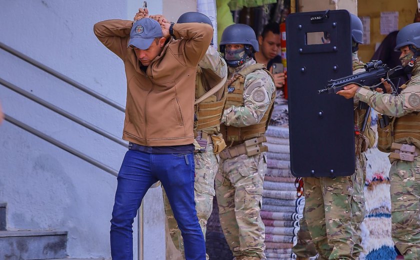 SSP realiza simulações de ataques a bancos e sequestro em Maceió e no interior