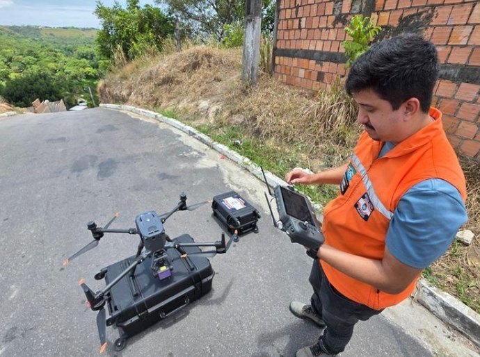 Mapeamento com equipamento de alta tecnologia potencializa trabalho da Defesa Civil de Maceió