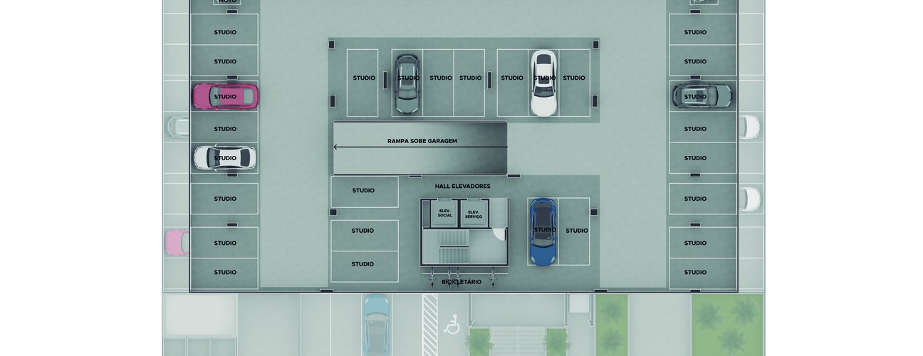 Pavimento Garagem